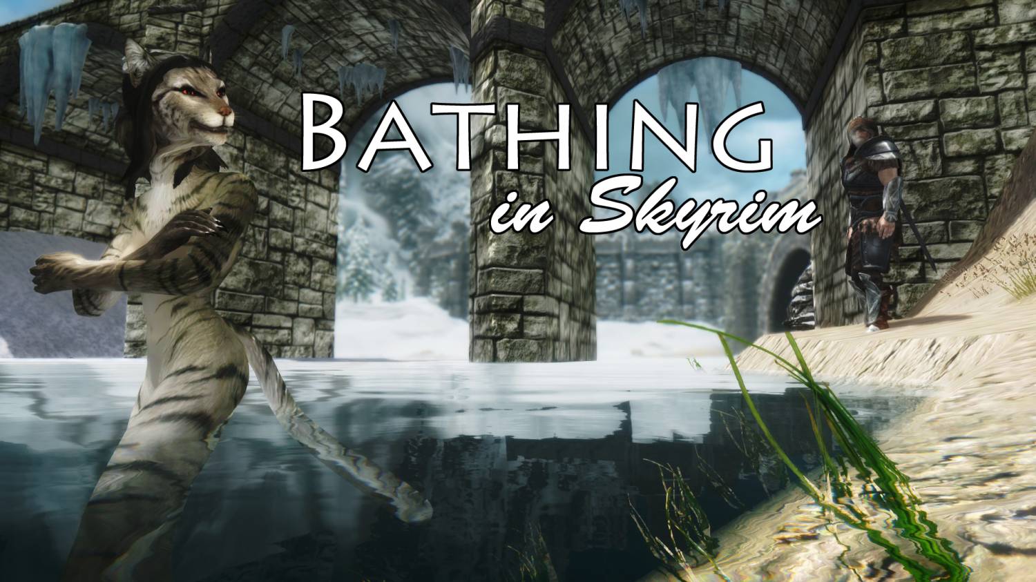 Купание В Скайриме / Bathing In Skyrim 1.02 - Геймплей - TES V.